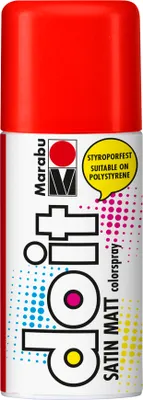 Produktbild von Marabu do it colorspray SATIN MATT zinnoberrot 150ml Sprühdose