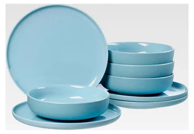 Produktbild von Tafelservice Jasper, 8-teilig, Graublau, Steinzeug, für 4 Personen