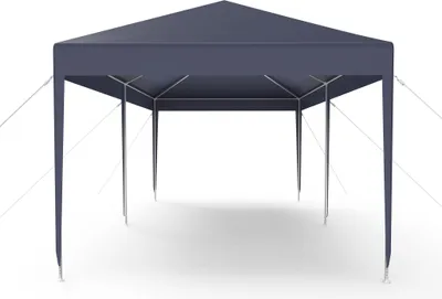 Obrázek produktu pro LZQ 3x6m zahradní párty stan altán zahradní stan festivalový stan UV ochrana zahradní pavilon pivní stan s 6 odnímatelnými bočními stěnami pro zahradní párty svatbu, antracitová barva