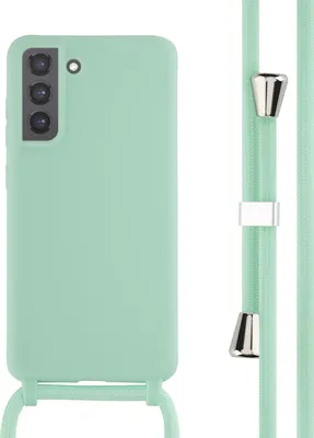Immagine prodotto di Custodia in silicone imoshion con cinturino Samsung Galaxy S21 FE - Verde menta