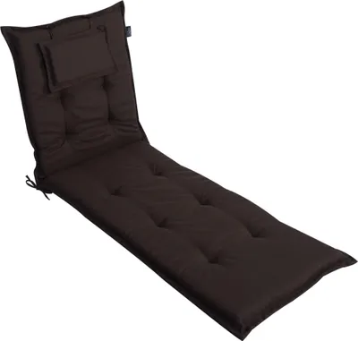 Produktbild von LILENO HOME Sonnenliege Auflage als [1er Set - Rollliege] in Chocolate - Gartenliegen Auflage perfekt für Strandliege - Polster Auflage für Gartenliege (188x60x8cm) MAR