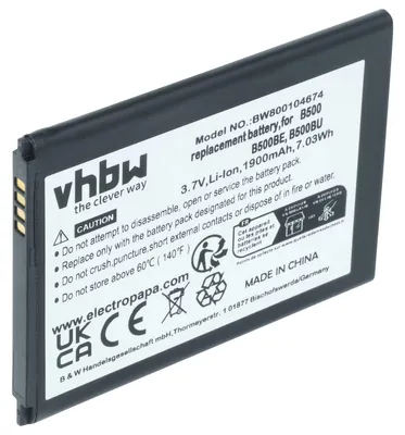Produktbild von vhbw Akku kompatibel mit Samsung Galaxy GT-i9192, GT-i9190, GT-i9195, S4 Mini, GT-i9198 Handy Smartphone Telefon (1900 mAh, 3,7 V, Li-Ion)
