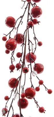 Produktbild von Girlande Beerengirlande Apfel/Perle Fensterdeko Türdeko L 120 cm