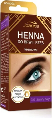 Immagine prodotto di JOANNA Crema per ciglia e sopracciglia all'henné 3.0 Marrone scuro 15ml