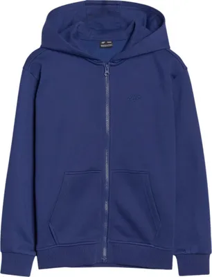 Produktbild von Oversize Kapuzen-Sweatshirt mit Reißverschluss, Seitentaschen und elastischen Bündchen