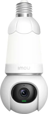 Immagine prodotto di Telecamera Imou 5MP 3K, montaggio E27, wireless, PTZ con LED 25m, audio bidirezionale, microfono e altoparlante, rotazione e inclinazione da app, rile