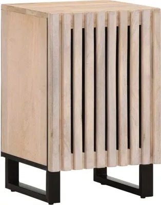 Produktbild von "im Angebot" Badschrank 38x34x58 cm Massivholz Mango - Badezimmer CC17385