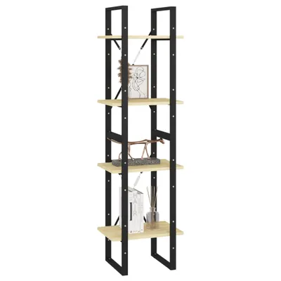 Obrázek produktu pro Knihovna se 4 policemi 40 x 30 x 140 cm masivní borovice