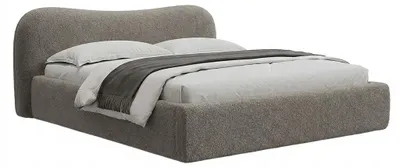 Produktbild von Polsterbett DreamLux Milano 200 x 200 cm mit Lattenrost und Bettkasten Stoff Abriamo 2, KI-generiertes Bild