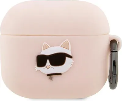 Immagine prodotto di Karl Lagerfeld KLA3RUNCHP AirPods 3 cover różowy/rosa Silicone Choupette Head 3D