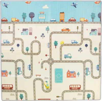 Immagine prodotto di CHIPOLINO, tappetino per bambini, 178x178 cm, modello City