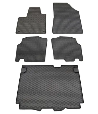 Produktbild von Rigum Gummi Fußmatten + Kofferraumwanne im Set für Mercedes Citan W420
