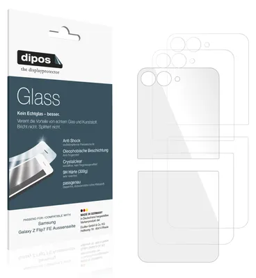 Produktbild von 1+1x dipos GlassCC Samsung Galaxy Z Flip7 FE Aussenseite
