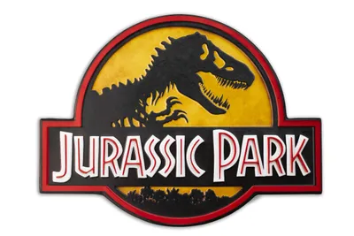 Produktbild von Jurassic Park Metall Logo Schild Merchandise