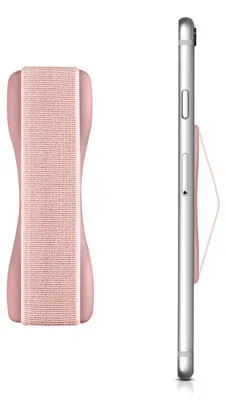 Produktbild von kwmobile Smartphone Fingerhalter Griff Halter - Selbstklebende Handy Fingerhalterung - Finger Halter kompatibel mit iPhone Samsung Sony Handys