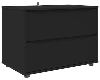 Zdjęcie produktu dla vidaXL Szafka do przechowywania czarna 80 x 48 x 57 cm materiał drewnopochodny