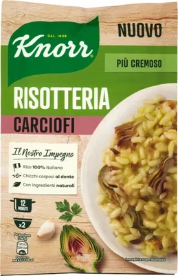Zdjęcie produktu dla Risotto z karczochami Risotto Carciofi 175g - Knorr