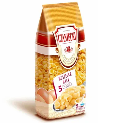 Obrázek produktu pro Makaron muszelki z pszenicy durum 250 g