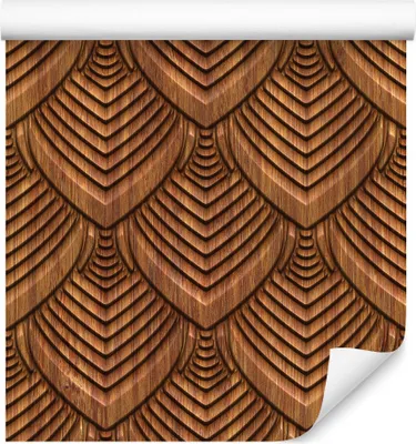 Obrázok produktu pre 10 m VLIES WALLPAPER rolka ornament dreva vzhľad 3D efekt XXL