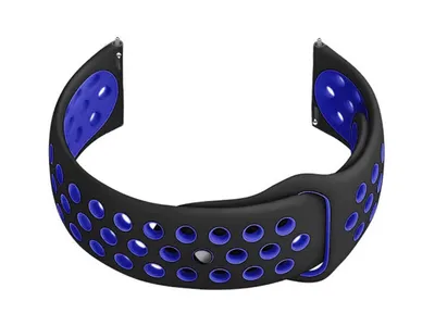 Immagine prodotto di Cinturino in gomma per smartwatch U11 - nero/verde - 22 mm