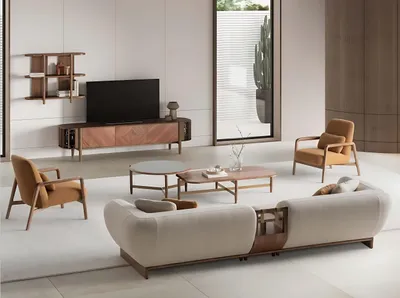Produktbild von TV-Lowboard aus Holz – Für Ihr Zuhause und Ihre Medienaufbewahrung.