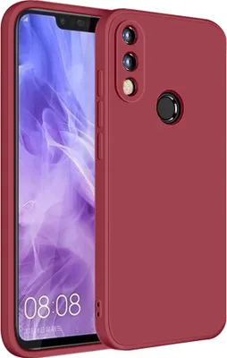 Produktbild von Huawei Nova 3 Hülle, LaimTop Slim Liquid Silikon Gel Gummi Schutzhülle für Huawei Nova 3 Rot