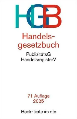Produktbild von Handelsgesetzbuch. HGB
