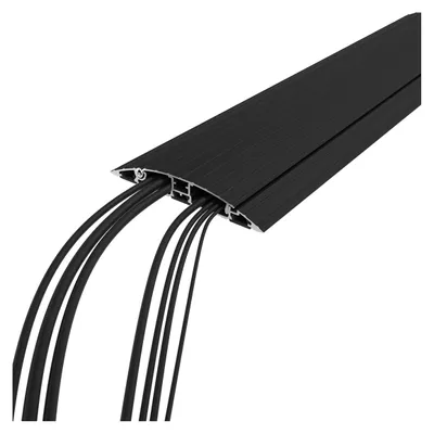 Produktbild von Dataflex 31.453, 1,18 m, Kabelkanalsatz, Aluminium, Schwarz
