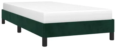Obrázok produktu pre vidaXL Rám postele bez matraca tmavozelený 100x200 cm zamat