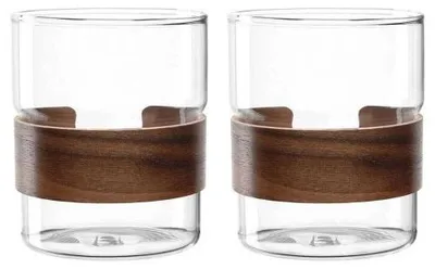 Obrázek produktu pro LEONARDO 055198, Hnědá, Průhledná, Sklo, Kulatý, 2 kusů, 320 ml, 80 mm