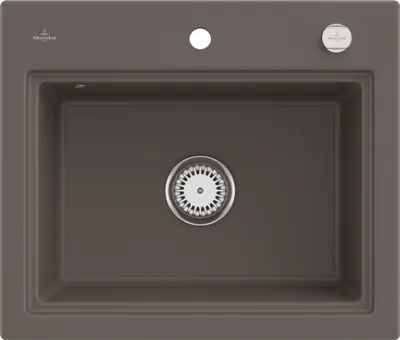 Produktbild von Villeroy & Boch Keramikspüle 336602TR, Subway Style 60 S Einbauspüle - inkl.