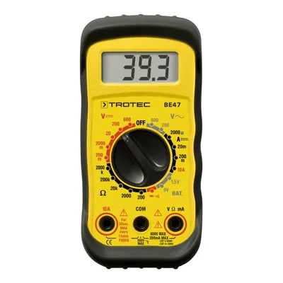 Zdjęcie produktu dla Multimetr TROTEC BE47 Wielofunkcyjne urządzenie pomiarowe Pomiar