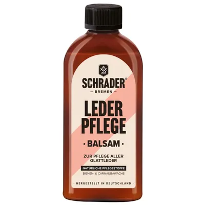 Produktbild von Schrader Lederpflege Balsam Farblos - für glattes Leder - Inhalt 250ml, S0725001