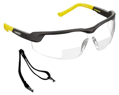 Produktbild von voltX GT ADJUSTABLE Bifokale Lesen Schutzbrille (KLAR +2,5 Dioptrie)