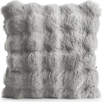Image de EUROFIRANY | Housse de coussin - gris clair - 45 x 45 cm - Housse de coussin décorative - Housse de coussin - Housse de coussin décorative