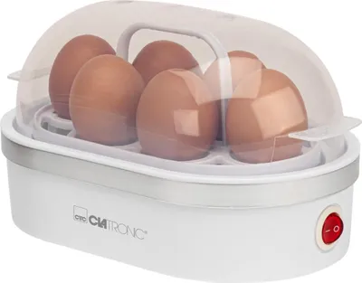 Obrázek produktu pro Clatronic® Varná konvice na vejce, kapacita 6 vajec | s akustickým signálem (bzučení) | včetně odměrného kelímku