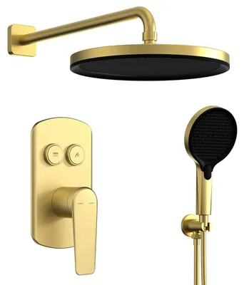 Douchesysteem Inbouw 280 mm Regendouche mit Handbrause