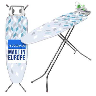 Immagine prodotto di Asse da stiro KADAX 120 x 38 cm, da tavolo, portaferro pieghevole