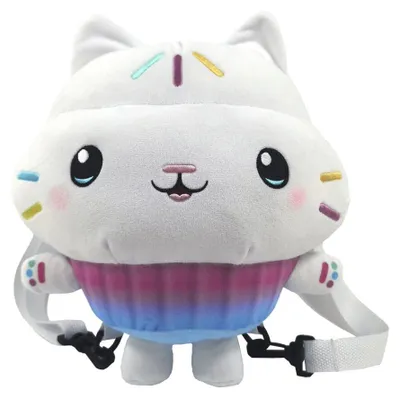 Produktbild von Gabby´s Dollhouse Muffin Plüschrucksack Rucksack mit Reißverschluss