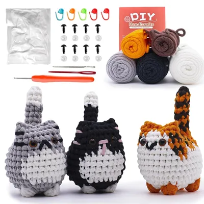 Productafbeelding van Haakset voor Beginners - Amigurumi Haakpakket met Instructies voor Starters