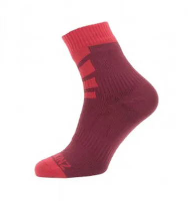 Produktbild von Socken SealSkinz Warm Weather Ankle Gr.XL (47-49) rot wasserdicht