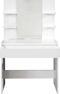 Produktbild von trendteam Garderobe Kommode Basix Weiß Melamin 85 x 141 x 40 cm