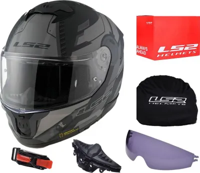 Zdjęcie produktu dla Kask Ls2 Ff808 Stream Ii Shadow Matt Titan Grey Rozm Xxl (63-64)