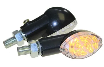 Image de Clignotant LED moto Arken noir clair