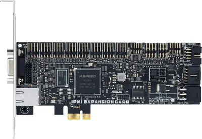 Image de Carte d'extension ASUS IPMI - Carte d'interface/adaptateur RJ-45 interne, VGA