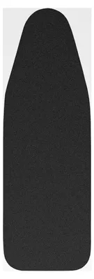 Produktbild von Bügelbezug X-Tremecover Schwarz - S, Hitzebeständig, Empfohlen von Bügelprofis, 131 cm x 55 cm, 100 % Polyamid, Haltegummi, Passend für Bügelsysteme, Einfache Installation