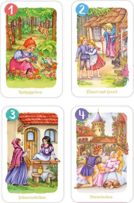 Produktbild von TRÖTSCH Quartett Spiel Märchen Kartenspiel