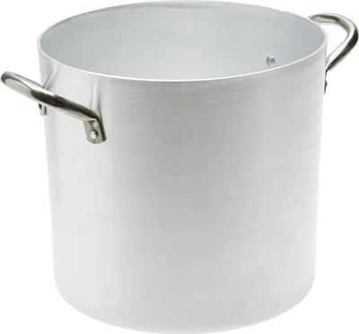 Zdjęcie produktu dla Rondel aluminiowy Pentole Agnelli z 2 uchwytami, rondel ze stali nierdzewnej 20 cm