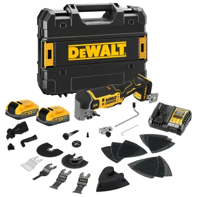 Produktbild von DeWalt Akku Multi Tool DCS359S2 QW | 18 V | Vibration Damping System | 2x3,5Ah