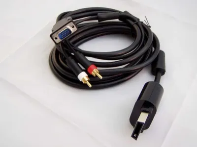 Produktbild von VGA Kabel Gold für HD mit optischem Ausgang für XBox360